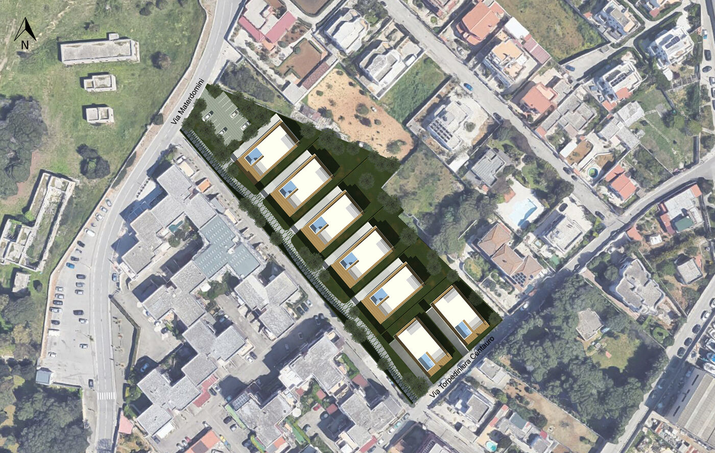 Inquadramento del lotto su foto satellitare